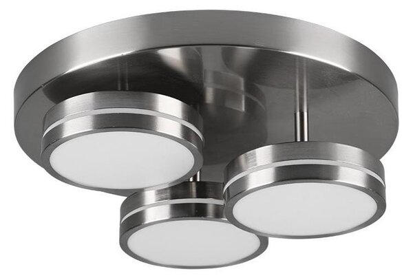 Trio - LED stmievateľné stropné svietidlo FRANKLIN 3xLED/8,5W/230V pr. 35 cm chróm
