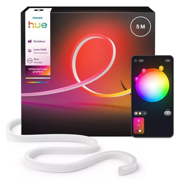 Philips - LED RGBW stmievateľný vonkajší LED pás Hue NEON 5m LED/30W/230V 2200-6500K IP67