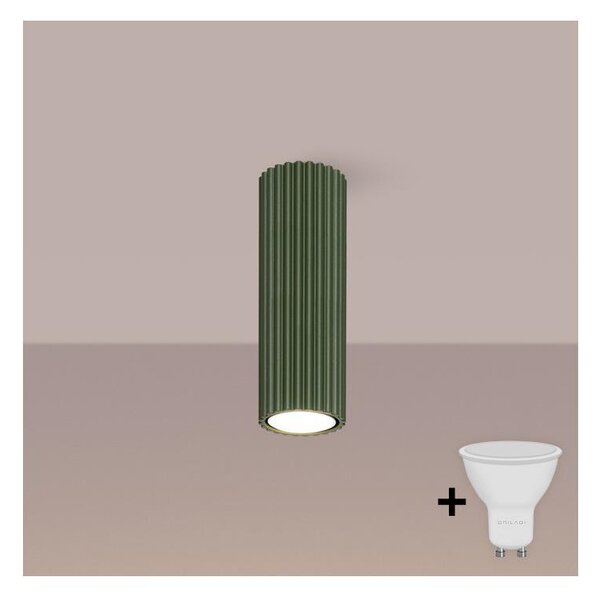 Brilagi - LED bodové svietidlo CRESTO 1xGU10/10W/230V 20 cm zelené
