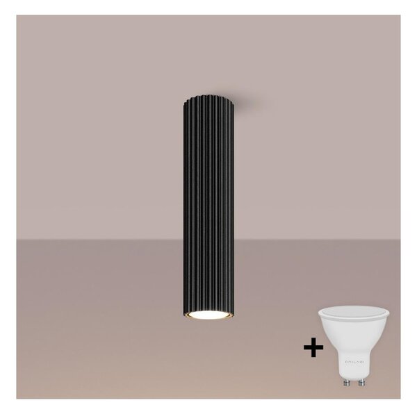Brilagi - LED bodové svietidlo CRESTO 1xGU10/10W/230V 30 cm čierne