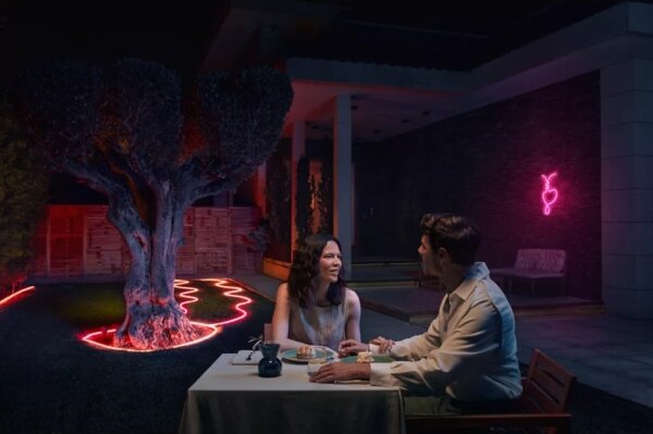 Philips - LED RGBW stmievateľný vonkajší svetelný pás Hue NEON 10m LED/30W/230V 2200-6500K IP67