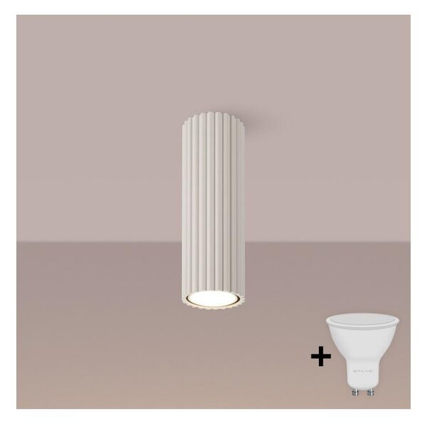 Brilagi - LED bodové svietidlo CRESTO 1xGU10/10W/230V 20 cm krémová