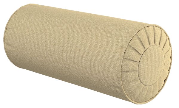Valcový vankúš so záhybmi farba produktu zelená látka zapletaná