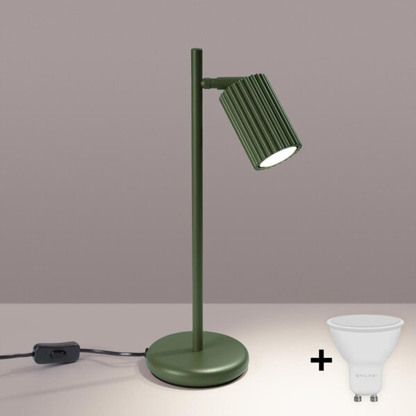 Brilagi - LED stolová lampa CRESTO 1xGU10/10W/230V zelená