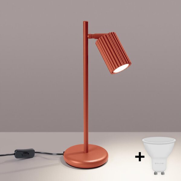 Brilagi - LED stolná lampa CRESTO 1xGU10/10W/230V červená