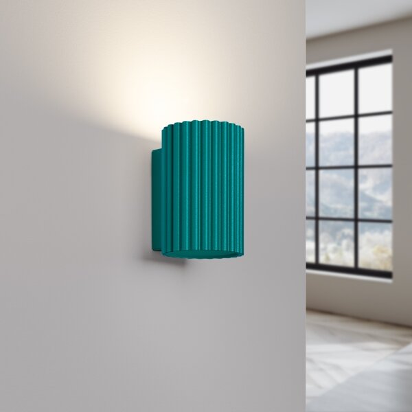 Brilagi - LED nástenné svietidlo CRESTO 1xGU10/10W/230V 10 cm tyrkysová