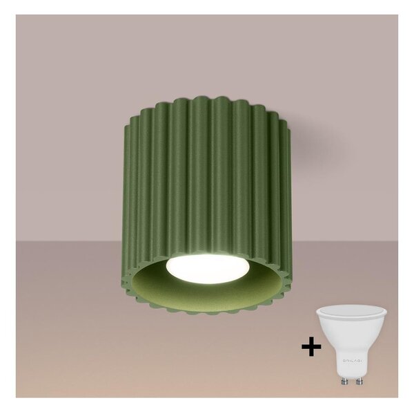 Brilagi - LED bodové svietidlo SFERA 1xGU10/10W/230V pr. 10 cm zelené