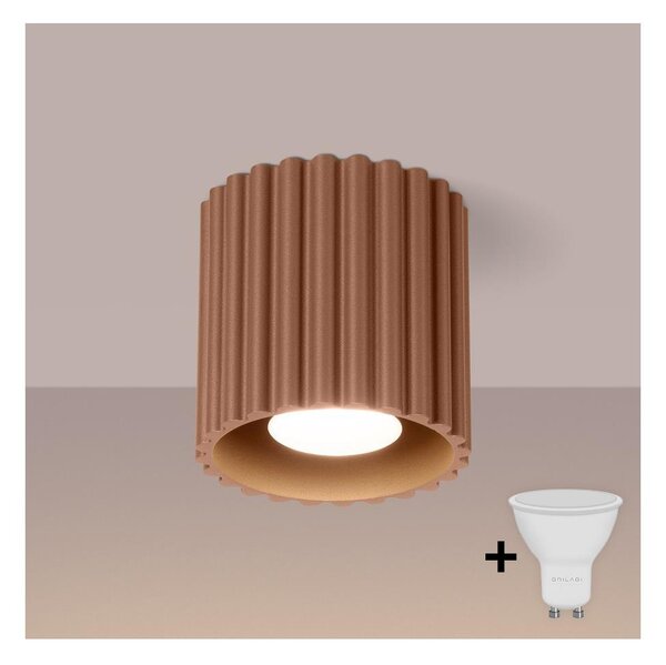 Brilagi - LED bodové svietidlo SFERA 1xGU10/10W/230V, priemer 10 cm, hnedé