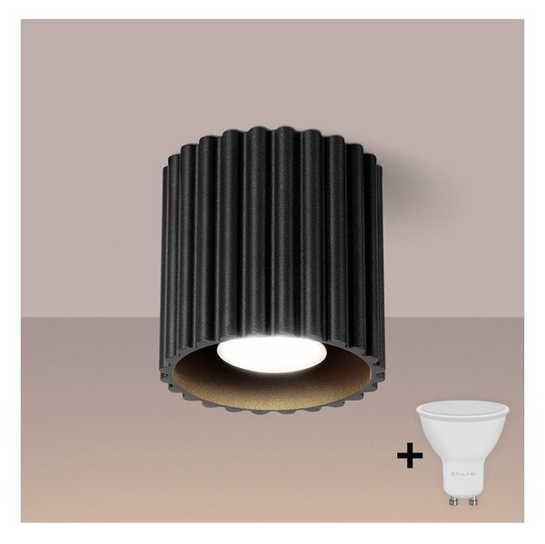 Brilagi - LED bodové svietidlo SFERA 1xGU10/10W/230V pr. 10 cm čierne