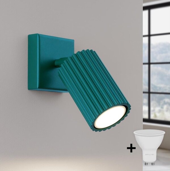 Brilagi - LED nástenné bodové svietidlo CRESTO 1xGU10/10W/230V tyrkysová