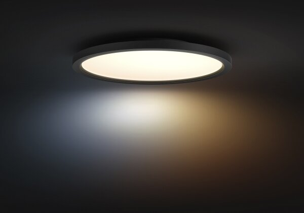 Philips - LED stmievateľné stropné svietidlo Hue AURELLE LED/21W/230V priemer 39,5 cm čierne