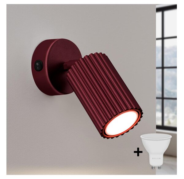 Brilagi - LED nástenné bodové svietidlo CRESTO 1xGU10/10W/230V bordová