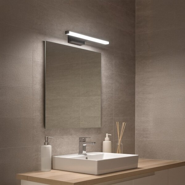 LED osvetlenie zrkadla MIRORE do kúpeľne LED/5W/230V 30 cm IP44 čierne