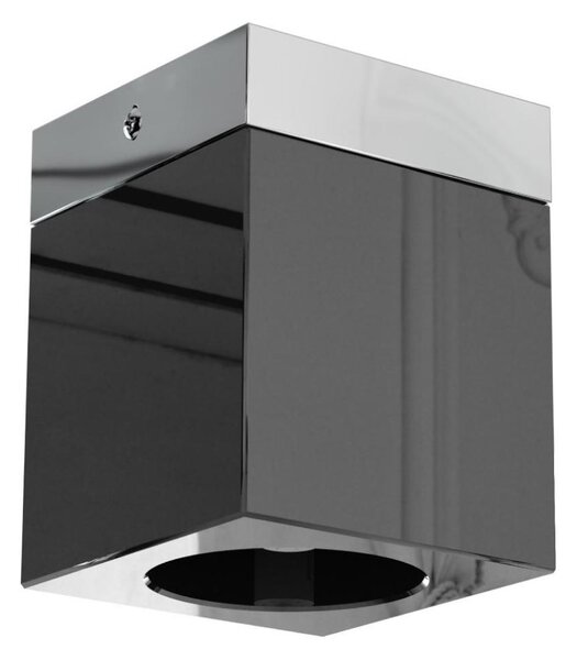 Open Design OR81046 - Bodové svietidlo CUBO 1xG9/8W/230V čierna/lesklý chróm