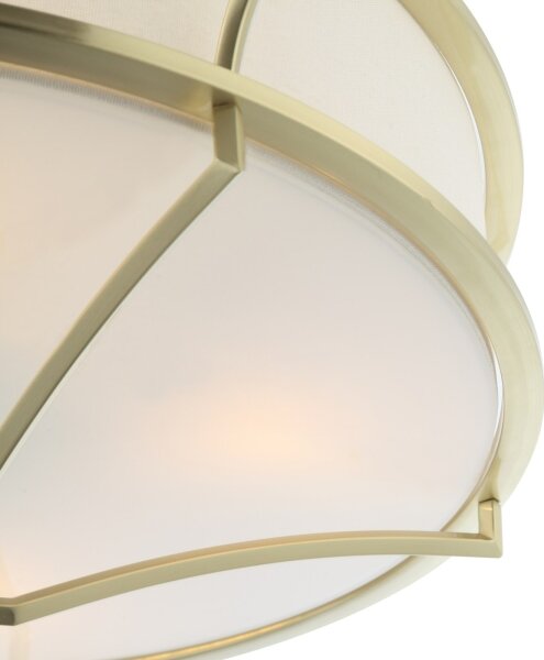 Open Design OR84443 - Stropné svietidlo STESSO 6xE27/12W/230V priemer 85 cm mosadz/biela