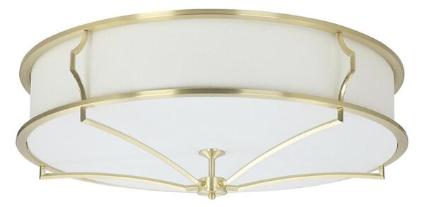 Open Design OR84443 - Stropné svietidlo STESSO 6xE27/12W/230V priemer 85 cm mosadz/biela