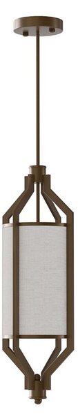 Open Design OR85877 - Stropné svietidlo na tyči ZUNDO 1xE27/15W/230V hnedá/béžová