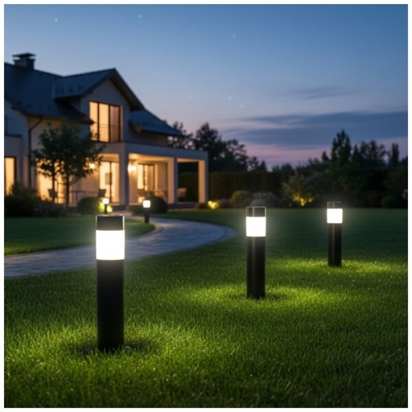 LED solárna lampa AURORA LED/1xAAA 4000K IP44 100 mAh