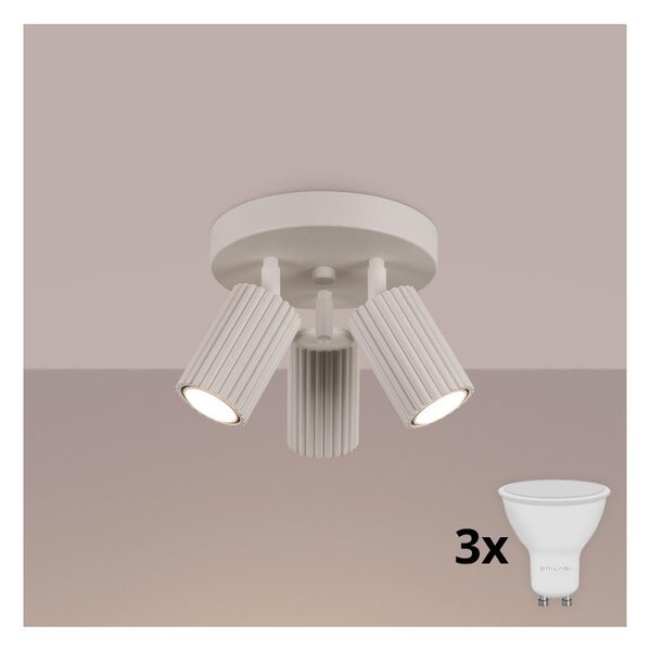 Brilagi - LED bodové svietidlo CRESTO 3xGU10/10W/230V krémové