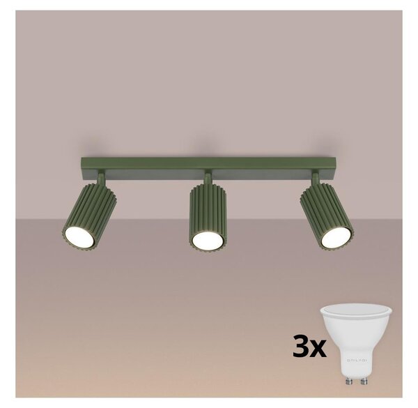 BRILAGI - LED bodové svietidlo CRESTO 3xGU10/10W/230V zelené