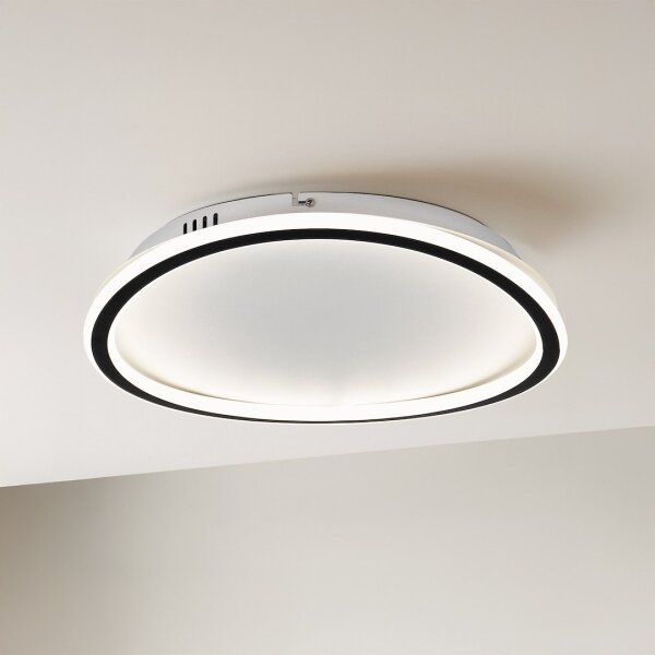LED stropné svietidlo CALI LED/30W/230V pr. 40 cm čierna