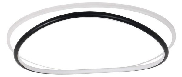 LED stropné svietidlo HALO LED/38W/230V priemer 50 cm čierna
