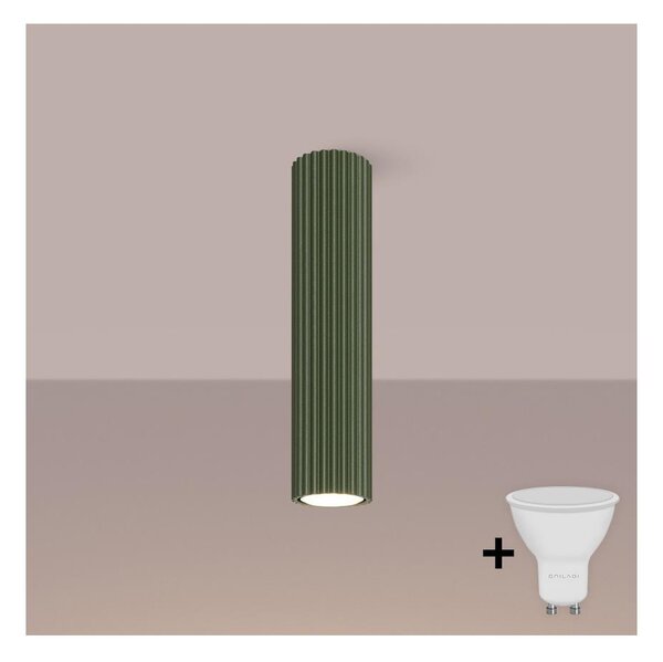 Brilagi - LED bodové svietidlo CRESTO 1xGU10/10W/230V 30 cm zelené