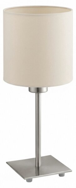 Eglo - LED stolná lampa TUNJA 1xE27/60W/230V krémová