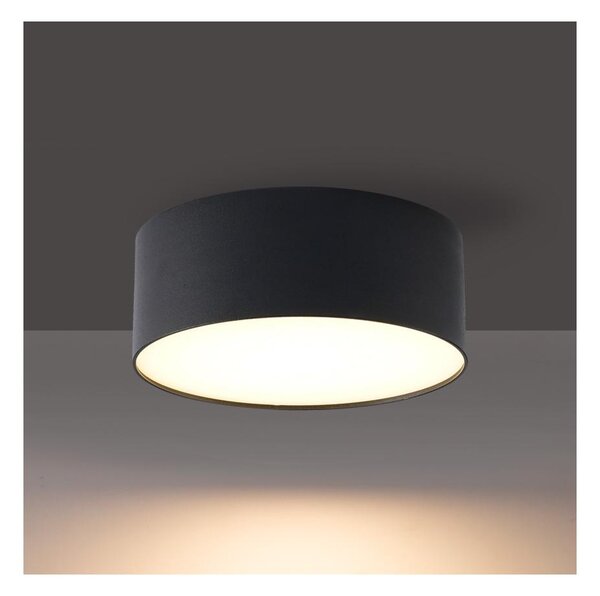 Brilagi - LED kúpeľňové stropné svietidlo FORIS LED/14W/230V priemer 12 cm čierne IP44