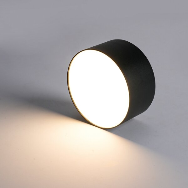 Brilagi - LED kúpeľňové stropné svietidlo FORIS LED/20W/230V priemer 15 cm čierne IP44