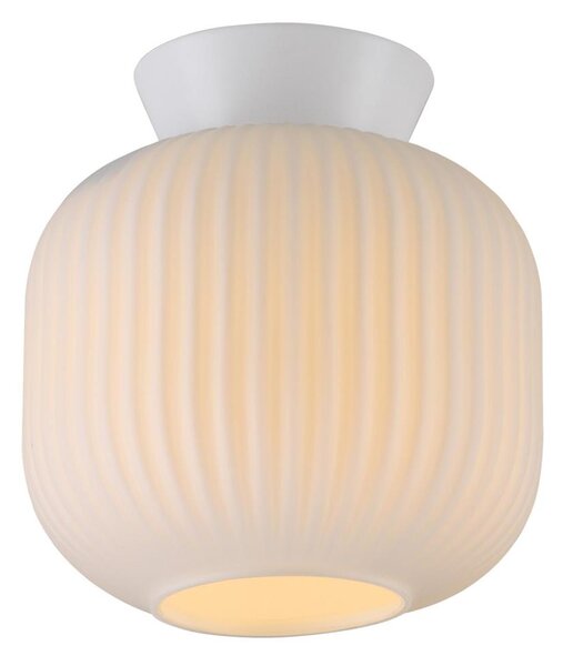 Schöner Wohnen 13574-16 - Stropné svietidlo NAMI 1xE27/25W/230V, priemer 20 cm, biele
