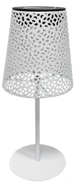 LED Solárna stolná lampa LUVETRA LED/1xAA 4000K IP44 200 mAh biela