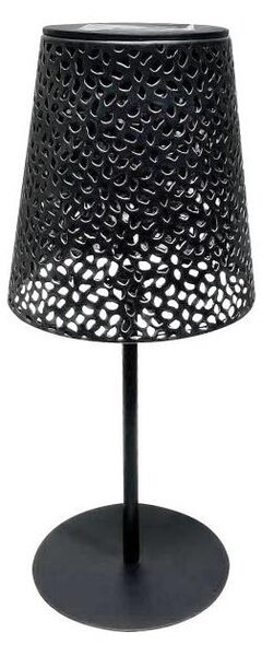 Solárna stolová lampa LUVETRA LED/1xAA 4000K IP44 200 mAh čierna