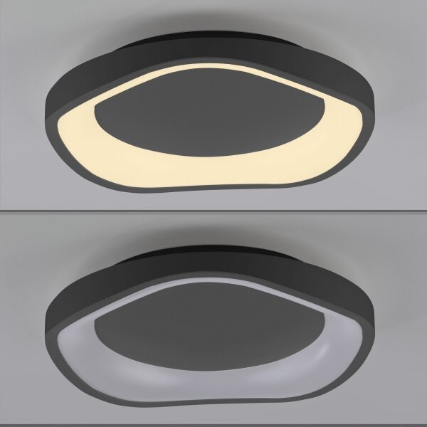 Schöner Wohnen 14233-18 - stmievateľné LED stropné svietidlo MONTA LED/21W/230V čierne