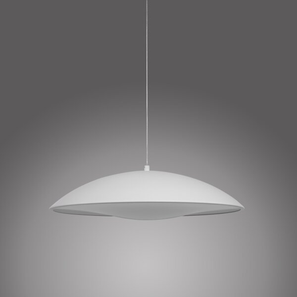 Schöner Wohnen 14606-16 -LED stmievateľný luster na lanku LENTE LED/17W/230V pr.40cm biela
