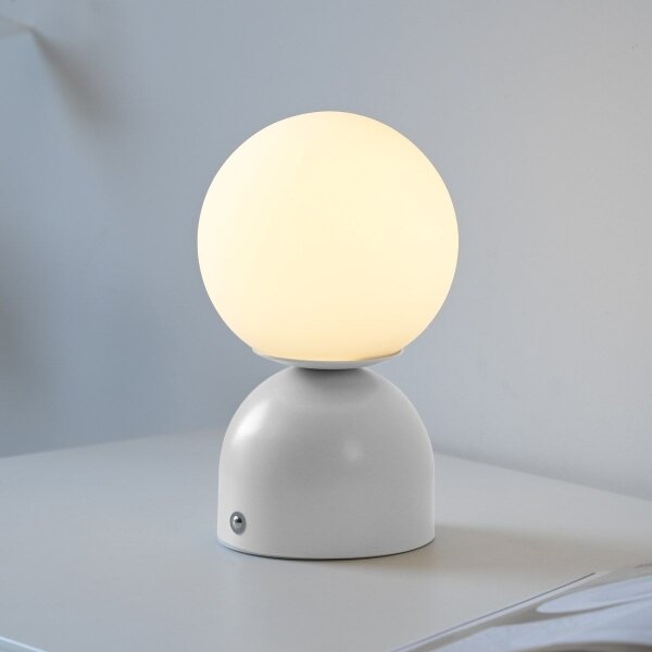 Schöner Wohnen 19218-16 - LED stmievateľná stolná lampa RUDI LED/1,2W/5V biela