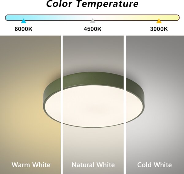 Brilagi - LED stmievateľné stropné svietidlo POOL LED/48W/230V 3000-6000K 40 cm zelená+DO
