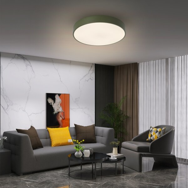 Brilagi - LED stmievateľné stropné svietidlo POOL LED/48W/230V 3000-6000K 40 cm zelená+DO