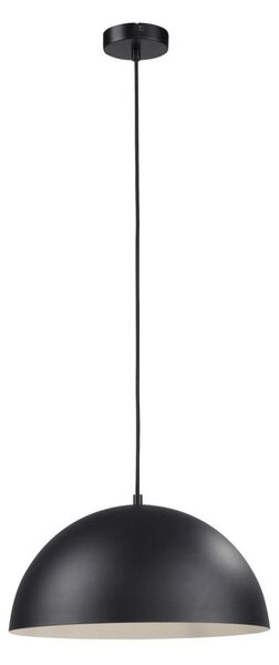 Schöner Wohnen 11728-18 - Závesný luster ALI na lanku, 1xE27/25W/230V, priemer 38 cm, čierny