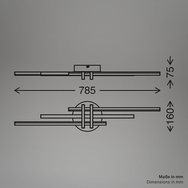 Brilo - LED stropné svietidlo TINKA LED/21W/230V 3000K medené