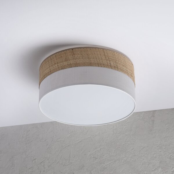 LED stropné svietidlo SIRJA BOHO LED/20W/230V pr. 35 cm béžové/biele