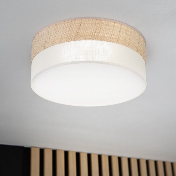 LED stropné svietidlo SIRJA BOHO LED/20W/230V priemer 35 cm béžová/krémová