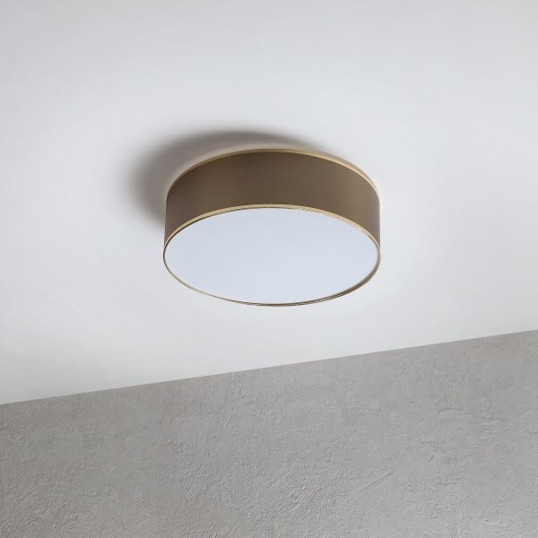 LED stropné svietidlo SIRJA LED/36W/230V pr. 45 cm hnedá/zlatá
