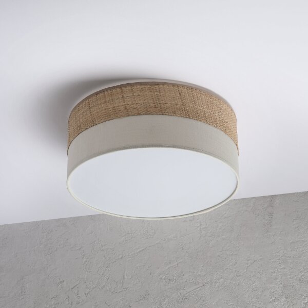 LED stropné svietidlo SIRJA BOHO LED/20W/230V priemer 35 cm béžová/krémová