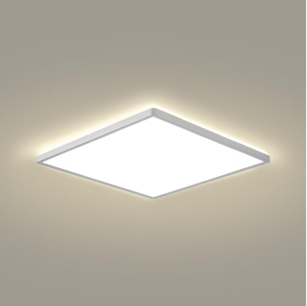 Brilagi - LED kúpeľňové stropné svietidlo ULTRA SLIM LED/24W/230V 42x42 cm strieborné IP54