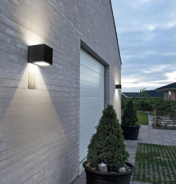 Viking - LED stmievateľné solárne nástenné svietidlo LED/1W/3,7V IP54 4000K 2000 mAh