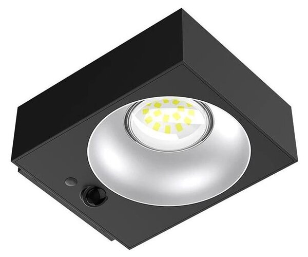Viking - stmievateľné solárne nástenné LED svietidlo so snímačom LED/2W/3,7V IP65 4000K