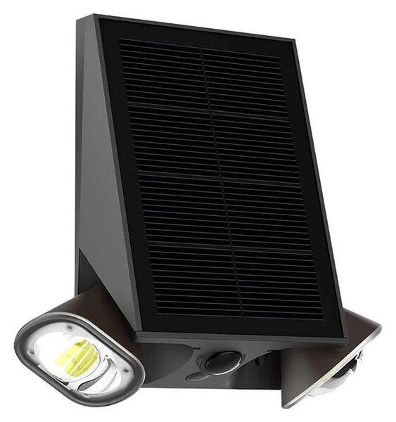 Viking - stmievateľné solárne nástenné LED svietidlo so snímačom LED/1,3W/3,7V IP44 4000K