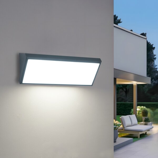 Brilagi - LED vonkajšie nástenné svietidlo TRIANGLE LED/42W/230V antracit IP65