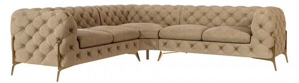 ROHOVÁ SEDAČKA CHESTERFIELD LARISSA PRAVÁ - ĽAVÁ 264 X 264 cm